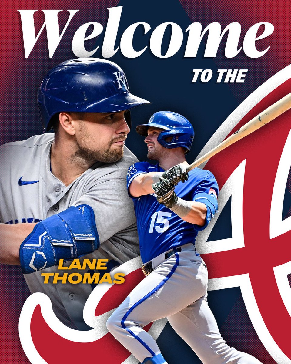Braves's tweet photo. Welcome to #BravesCountry, Lane! https://t.co/CANNy3S43h