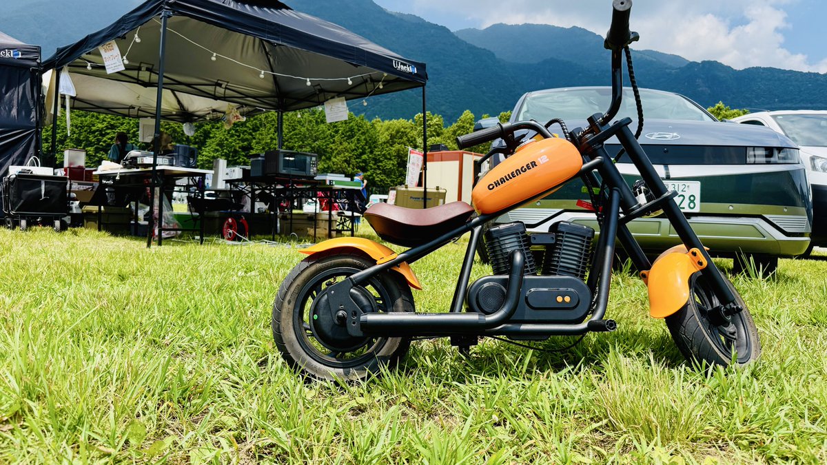 chicchi51's tweet photo. ボクだって電気ですw

#EVSUMMERCAMP2026
#EVSA

#BEVキャン　#evsummercamp
#電気自動車　#ev https://t.co/P2G7QCBsD0