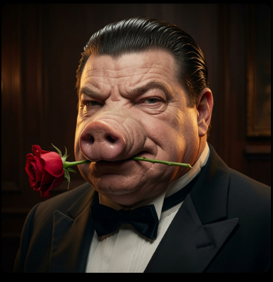 KangusB5's tweet photo. @Nitrous_Warrior @Hermesdeclown "Henlo Grok make funny Wigger Pig" https://t.co/keZDva9eVV