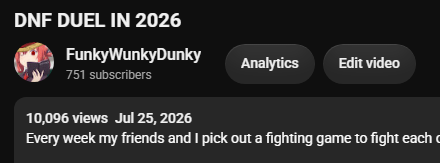 FunkyWunkyDunky's tweet photo. last time ill quote it but we just past 10k on the video! New spin the set will be either today (sunday) or tomorrow https://t.co/PBf7PWnJqa