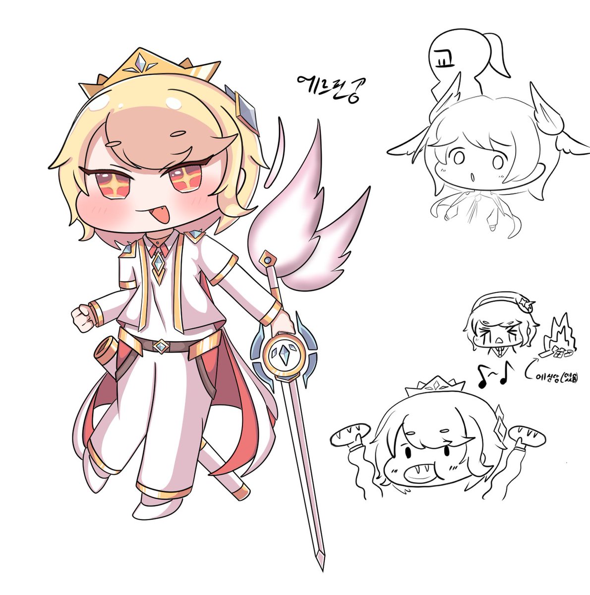 sanyul720's tweet photo. @B1TZC0 Thanks😊.There also original version(old drawing) https://t.co/XTqnnILDx7