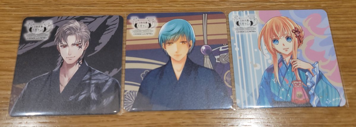 strawberry_trap's tweet photo. 【交換】刀剣乱舞　万屋かふぇ

(譲)山鳥毛、一期一振、乱、水心子、大慶、京極、日向、堀川、山伏

(求)雲生、山姥切国広

本日池袋、後日都内お手渡し、郵送可能です。検索からもお気軽にお声がけください。
よろしくお願いいたします。 https://t.co/3GNQzZXwJ1