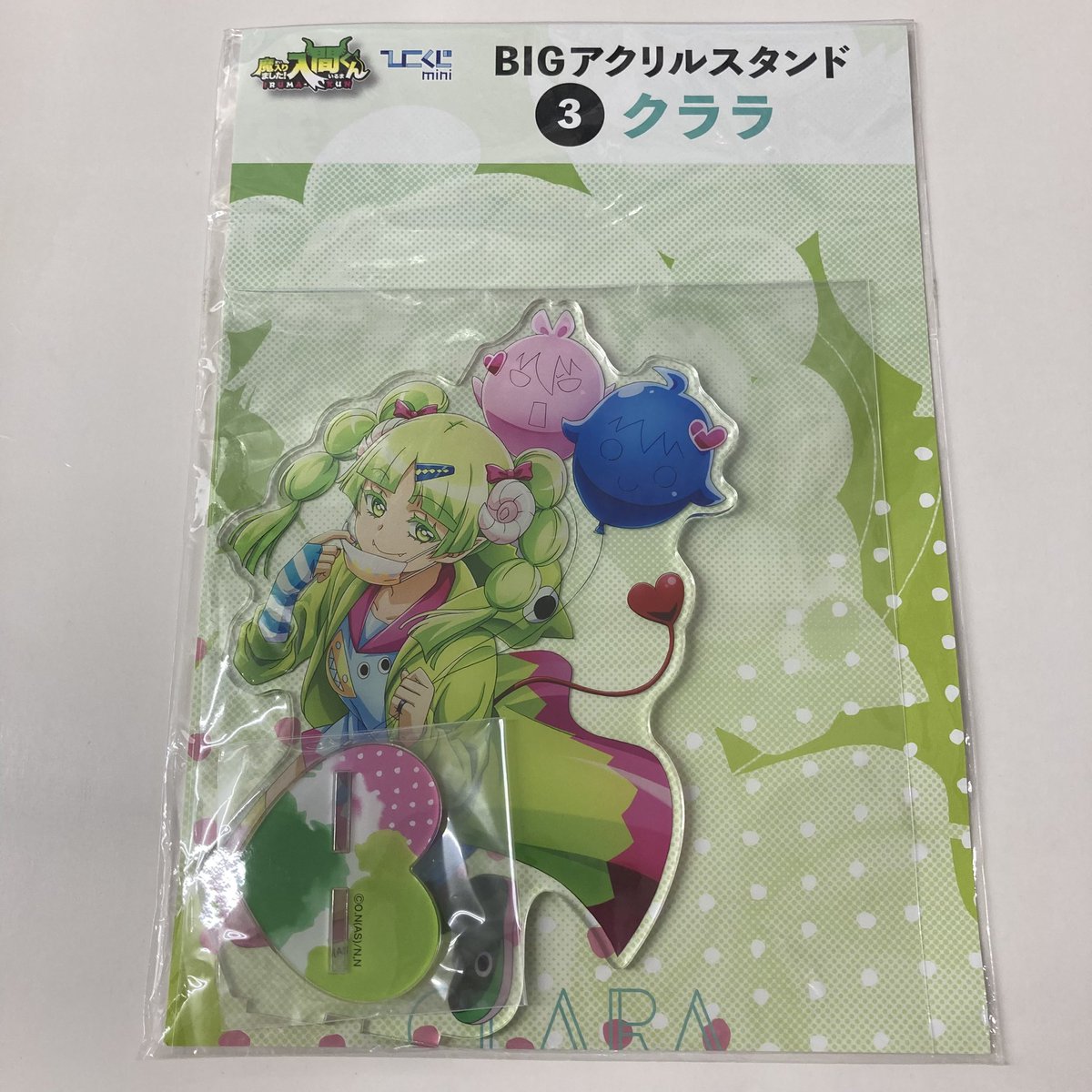 入荷情報】 ひこくじmini 魔入りました！入間くん クララ BIGアクリル