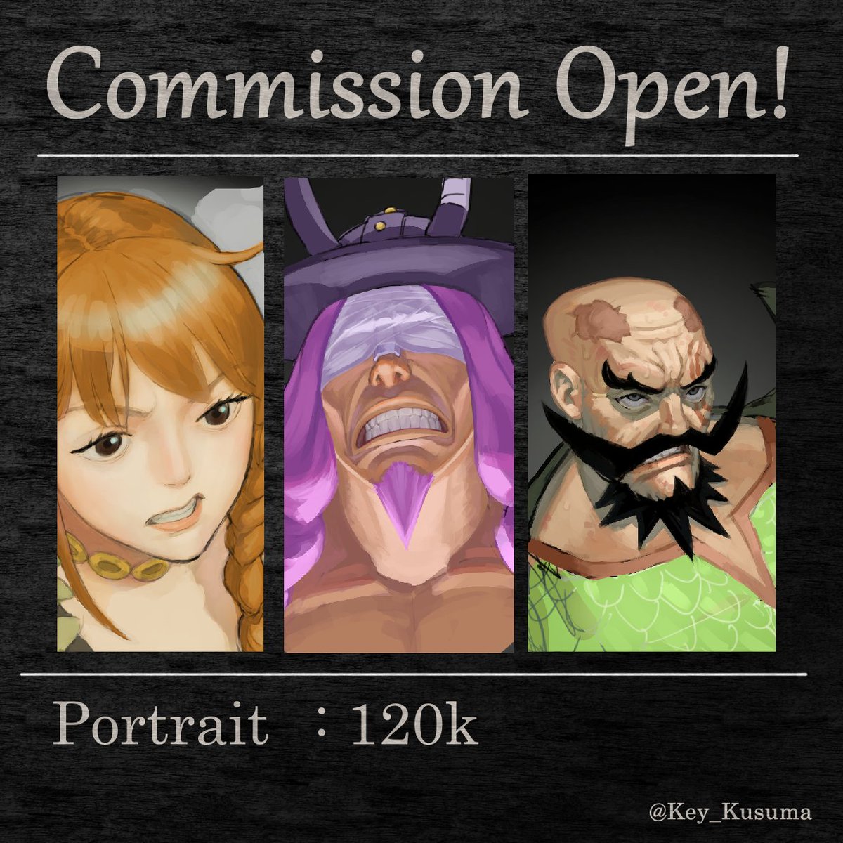 Key_Kusuma's tweet photo. [COMMISSION OPEN]

Halo!
Aku lagi buka komisi untuk portrait
Silakan comment/DM kalo mungkin tertarik atau tanya-tanya lebih lanjut

Full sample di bawah

#commission #artidn #opencommission https://t.co/yz1K7v51g4