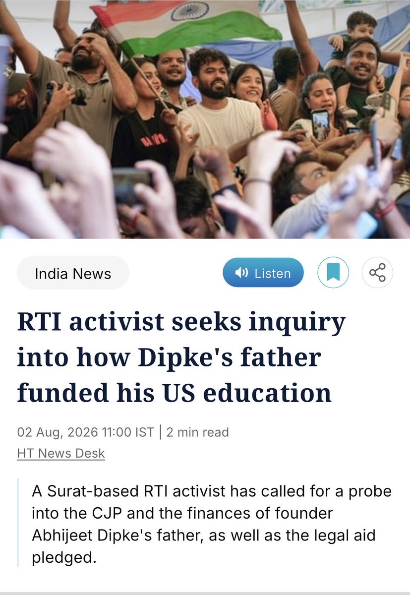 AnimeshA38055's tweet photo. Dharmendra Pradhan's daughter, Naimisha Pradhan, completed her Master of Laws (LL.M.) degree from the Fletcher School of Law and Diplomacy at Tufts University in Massachusetts, United States. 

Tuition for full-time, in-person programs at The Fletcher School at Tufts University is approximately 56,63,524.77 Indian Rupee.

Salary of Dharmendra Pradhan before resignation - 1 lakh per month

ये funding धर्मेंद्र ने कैसे किया?

BJP funded RTI ACTIVIST है ये, propaganda और publicity के लिए मुंह मारने आ गया बीजेपी का दल्ला।