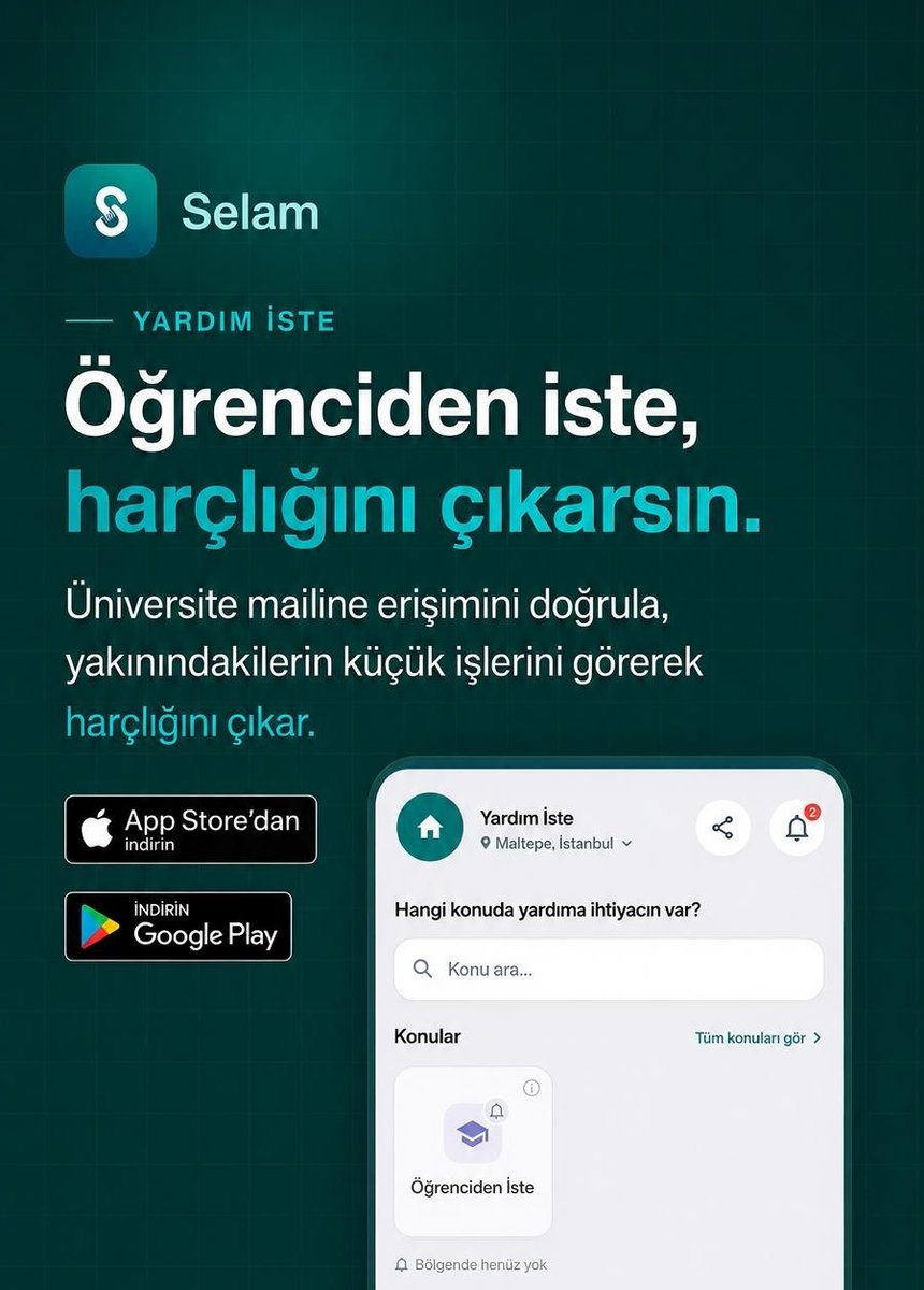 SelamMobi's tweet photo. Hemen dene: App Store ve Google Play’de.

https://t.co/TTMkWmPGsN https://t.co/vApGEUFi70
