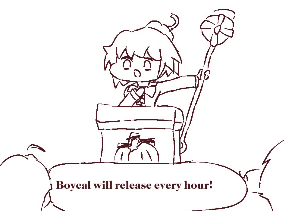 B1TZC0's tweet photo. I didn't expect boycal to get so much support so soon! I'm glad your enjoying. Oh and Speaki has a short message for you! 🎃 🍬
#boycal #trickcal #트릭컬 #トリッカル #트릭컬_리바이브 https://t.co/J6x7v3ki0y