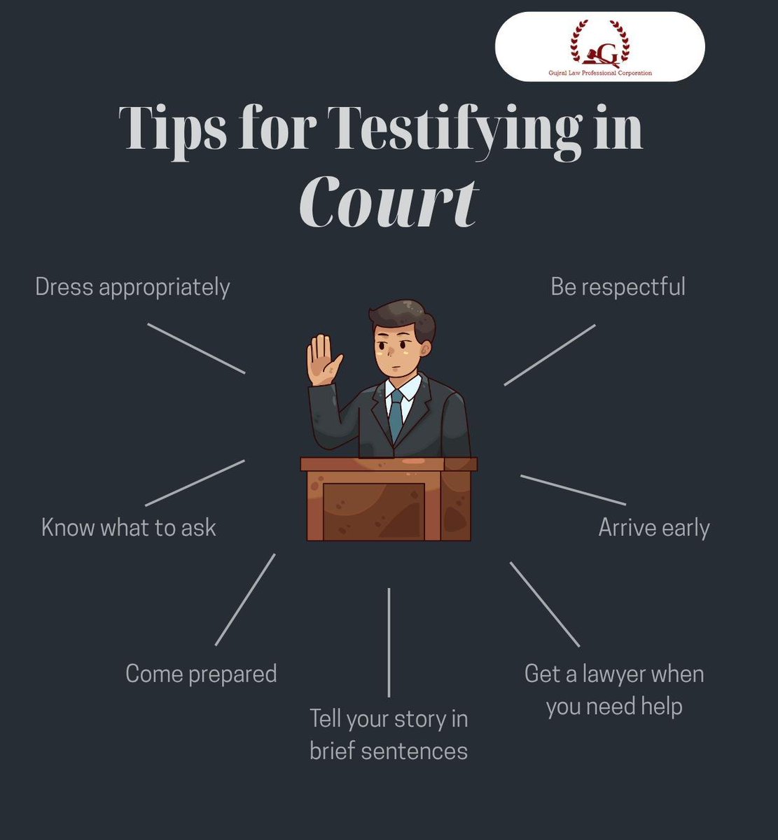 GujralLaw's tweet photo. Maintain courtroom etiquette by observing formalities, following rules, and communicating clearly during official court proceedings. This will ensure fairness, respect, and a smooth legal process for everyone involved.
.
.
.
https://t.co/U3lbRKcUfD
(647) 957-8077
.
.
.
#court https://t.co/T2V3iXW76E