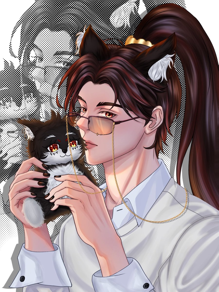 Kanelaksimana's tweet photo. "c'est la vie" 

Abang Gin w/Gitsu🧡🧡

#Gehennart https://t.co/oQdCEIQinx
