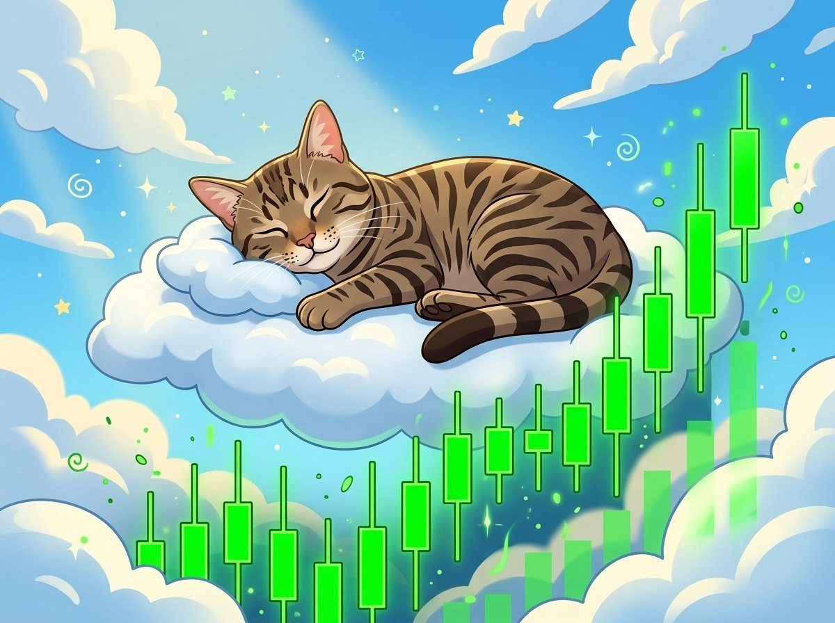 Torocatcoin's tweet photo. $TORO Real conviction is holding through the noise.

Close your eyes.
Let your bags work the night shift. 💤💚 https://t.co/40ooug3hEW