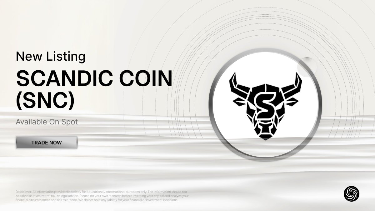 Nioexchange's tweet photo. π¨ #NewListing alert!
$SNC is now live on #NioX!
Trade, explore, and stay ahead of the curve.
π₯ Available now π https://t.co/N2XXI2XCyi