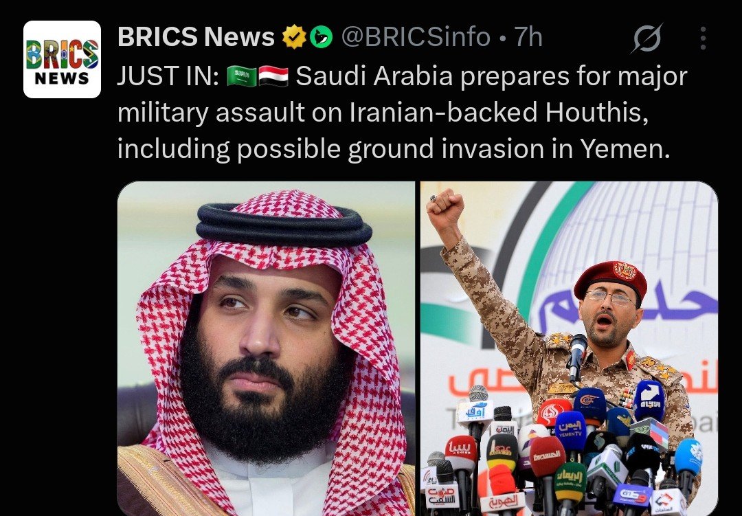 OxSagey's tweet photo. @BRICSinfo But they plan to escalate against Yemen. Are they not retarded? https://t.co/y91woaOy19