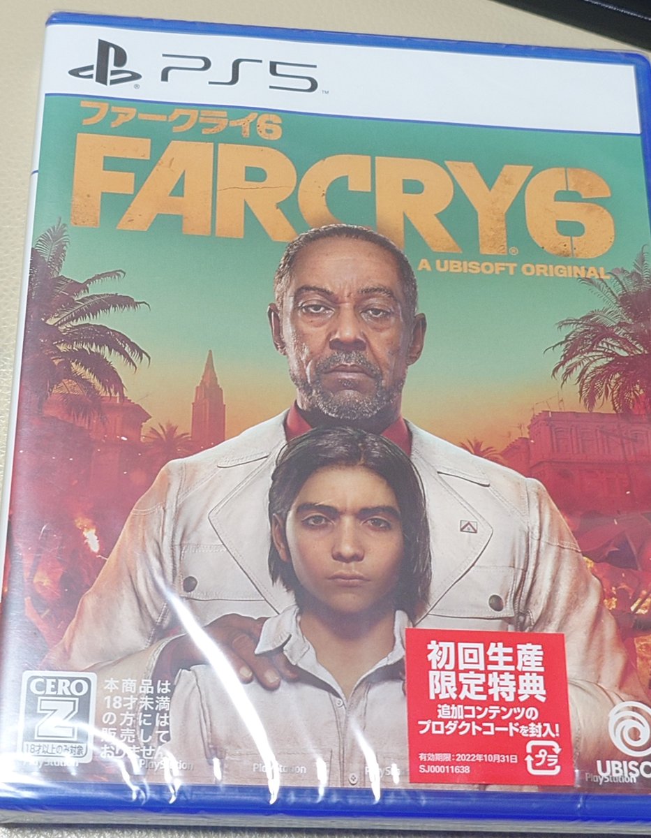ruandsota's tweet photo. PS5の『ファークライ6』買ってきた
(いったん積んじゃうけど)
これにサインもらうんだ…！

＃ジャンカルロ・エスポジート
＃東京コミコン2026 https://t.co/zIGpH2EIA3