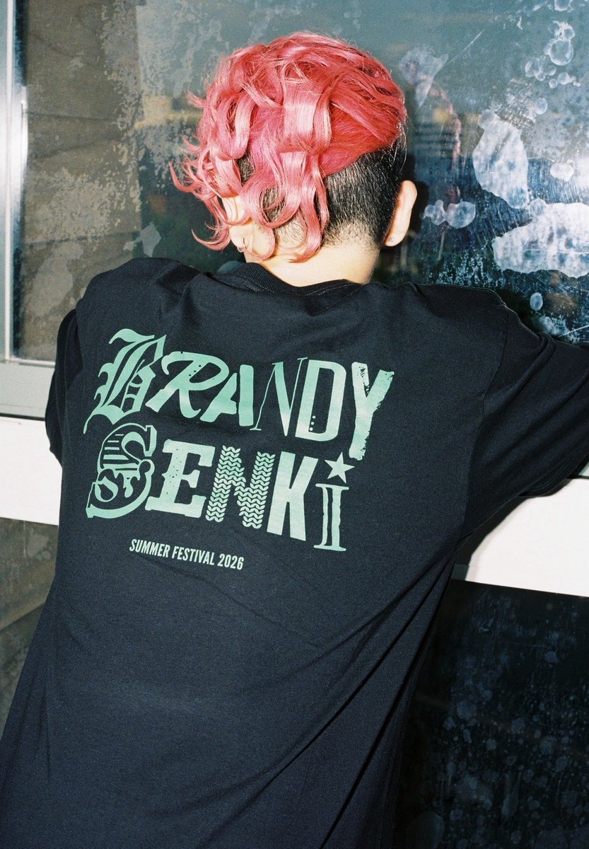 BRANDY SENKI Tシャツ XL Merch☀️💥] BRANDY SENKI SUMMER FESTIVAL TEE '26 ただいまより