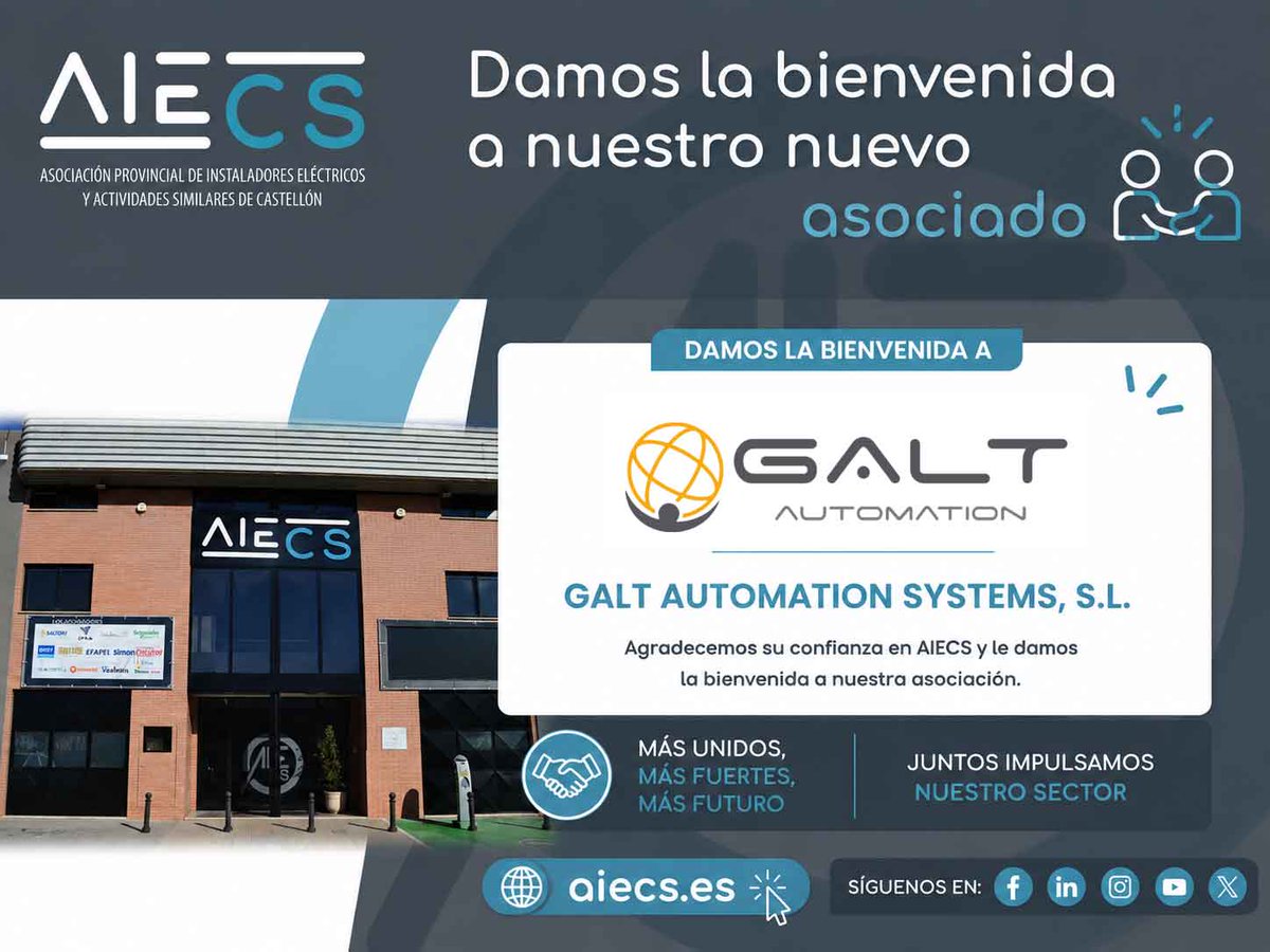 aiecscomunica's tweet photo. @aiecscomunica
#electricista #instalador #electricidad #energia #instalación #profesionales #somostusprofesionales #castello #castellon #unión #asociacion https://t.co/3nZJziV4Gk
