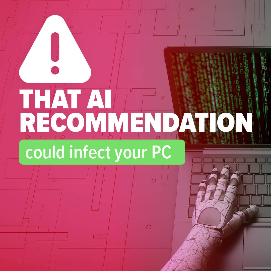 Systems_IT's tweet photo. For years, the advice has been simple: “Be careful what you click on in Google.”

Now we might need to start saying the same thing about AI 🤖

Microsoft has warned that cyber criminals are finding ways to manipulate AI tools into recommending fake software downloads.

And https://t.co/6AIwP7s9eH