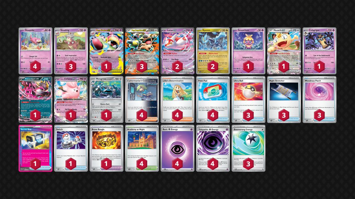 pokekameshi's tweet photo. 🏆Plantel Battle #29

参加：197名

1位：ドラパルト
2位：ヤドキング
3位：ドラパルト
4位：オーロンゲ

#PTCGLデッキ

🔽大会情報
https://t.co/WL0iTkJIbG

🔽PTCGLデッキインポート手順
https://t.co/Zop4y1z8Jn

🔽PTCGLセットアップマニュアル
https://t.co/HgNp6Q5QW5 https://t.co/TgB6XkrJzg