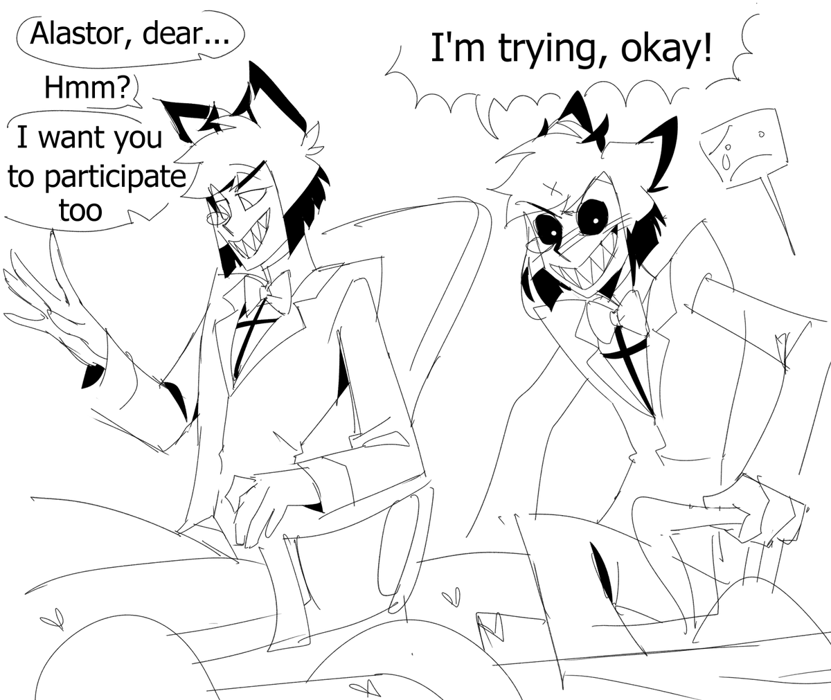 KefiCatfish's tweet photo. #RadioStatic #HazbinHotel #voxal https://t.co/h1n6cA1bZM