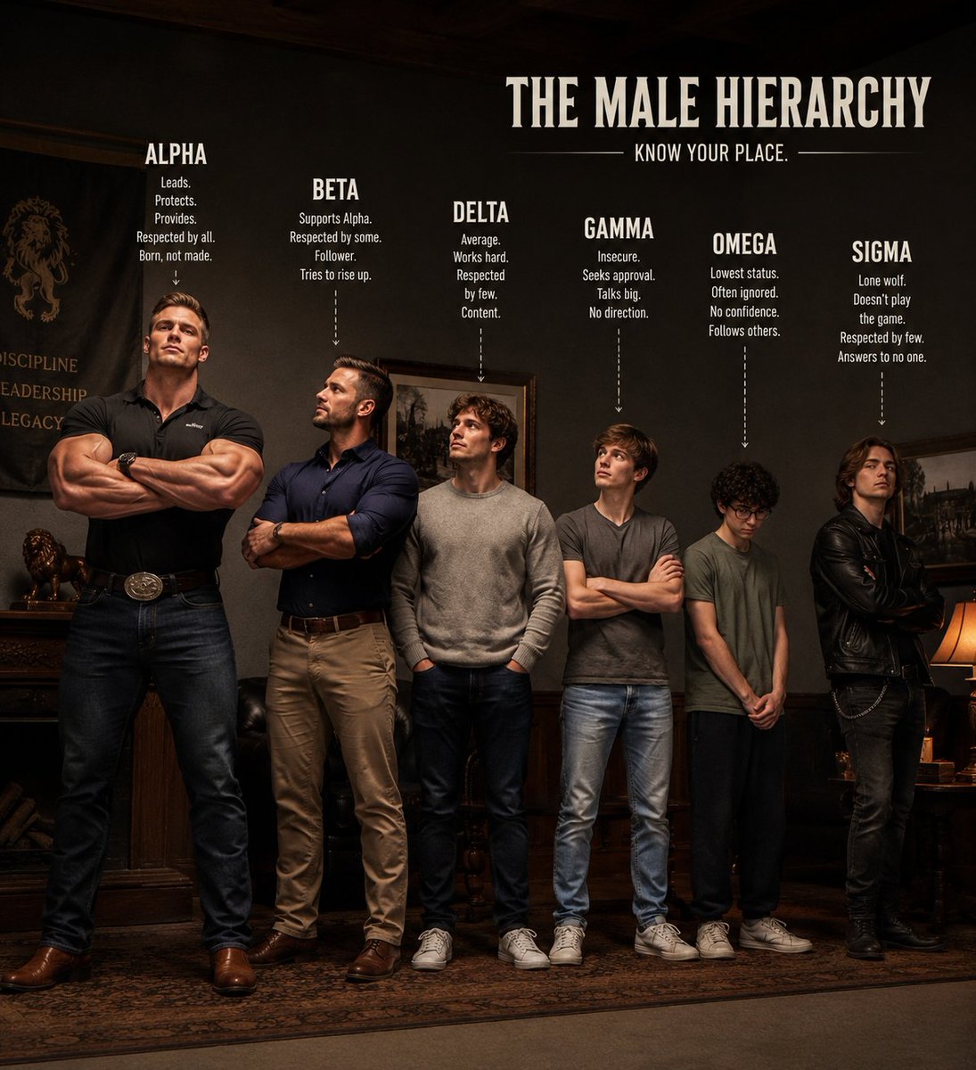 wpb8erboy's tweet photo. The male hierarchy exists for a reason, f@ g - the sooner you understand that, the better. Notice how it also doesn't include nigs? 😏😈

#WLM #WP #WPWW #HIERARCHY https://t.co/C2p7Tmopc9