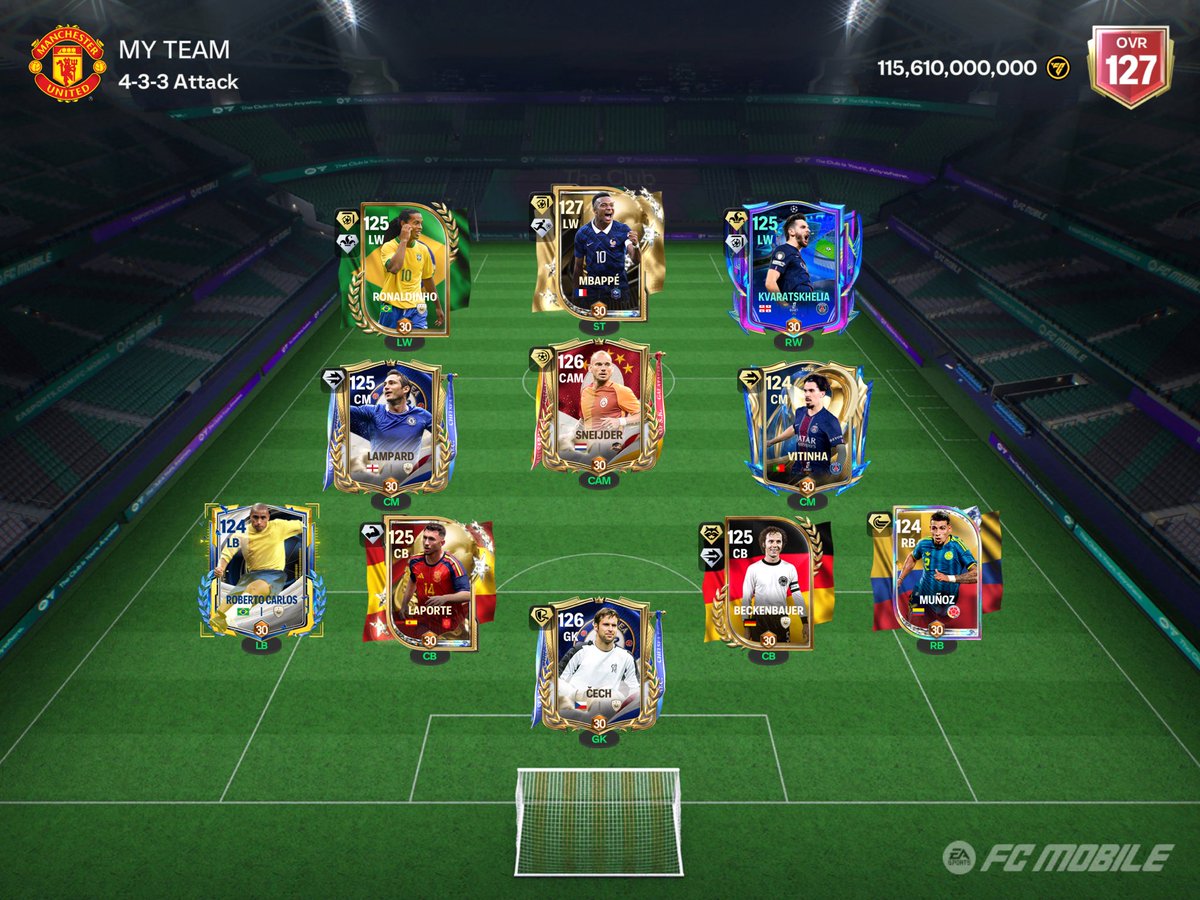 KJavierFM's tweet photo. Day 3 Progress ✅🤙🏼

11 wins FC Done in H2H. Will try to do 50 ⭐️ early this time.

Following are my VSA and H2H Teams ✨

@tutiofifa @JONALDINHOtm https://t.co/casVKn9bo2