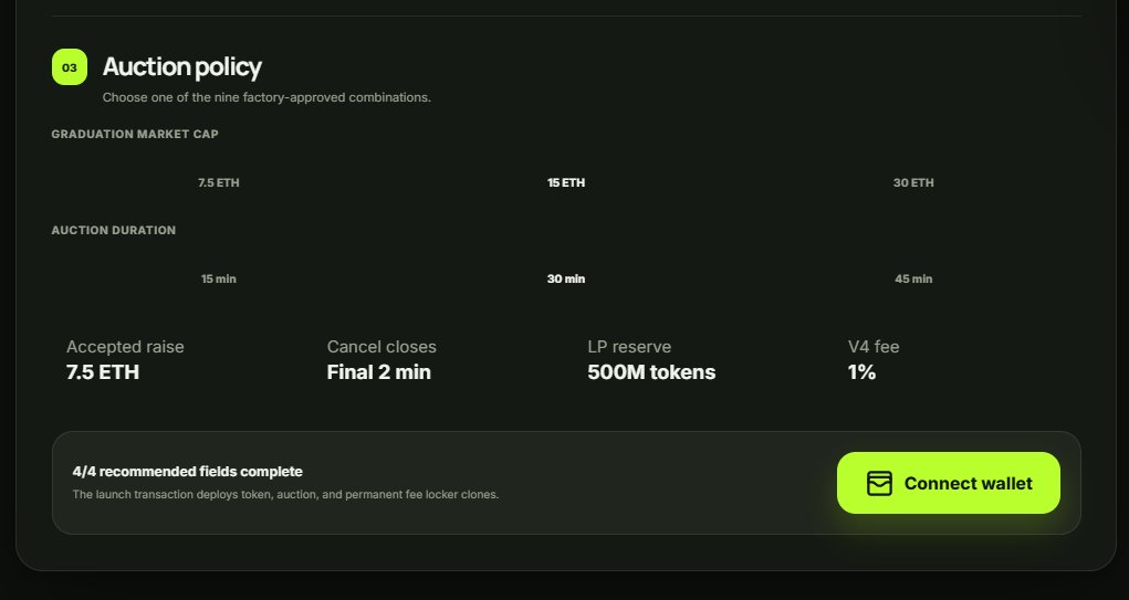 rhodfun's tweet photo. Fill out the launchpad form, decide the market cap (FDV) at which the token graduates https://t.co/JQ0tcm4GMT