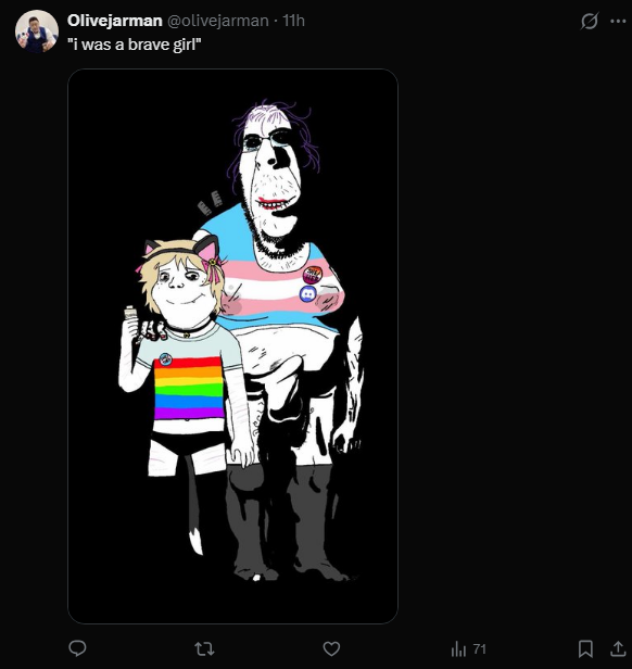 squiggycup's tweet photo. @ZzKinzzie its insane how they say the same shit over and over genuinely how are trans ppl more creative with derogatory slurs and terms for EACHOTHER than the actual oppressors ive felt more awful for even knowing the word "hon" than being told to hang myself by a magat https://t.co/CtQLLCmNk1