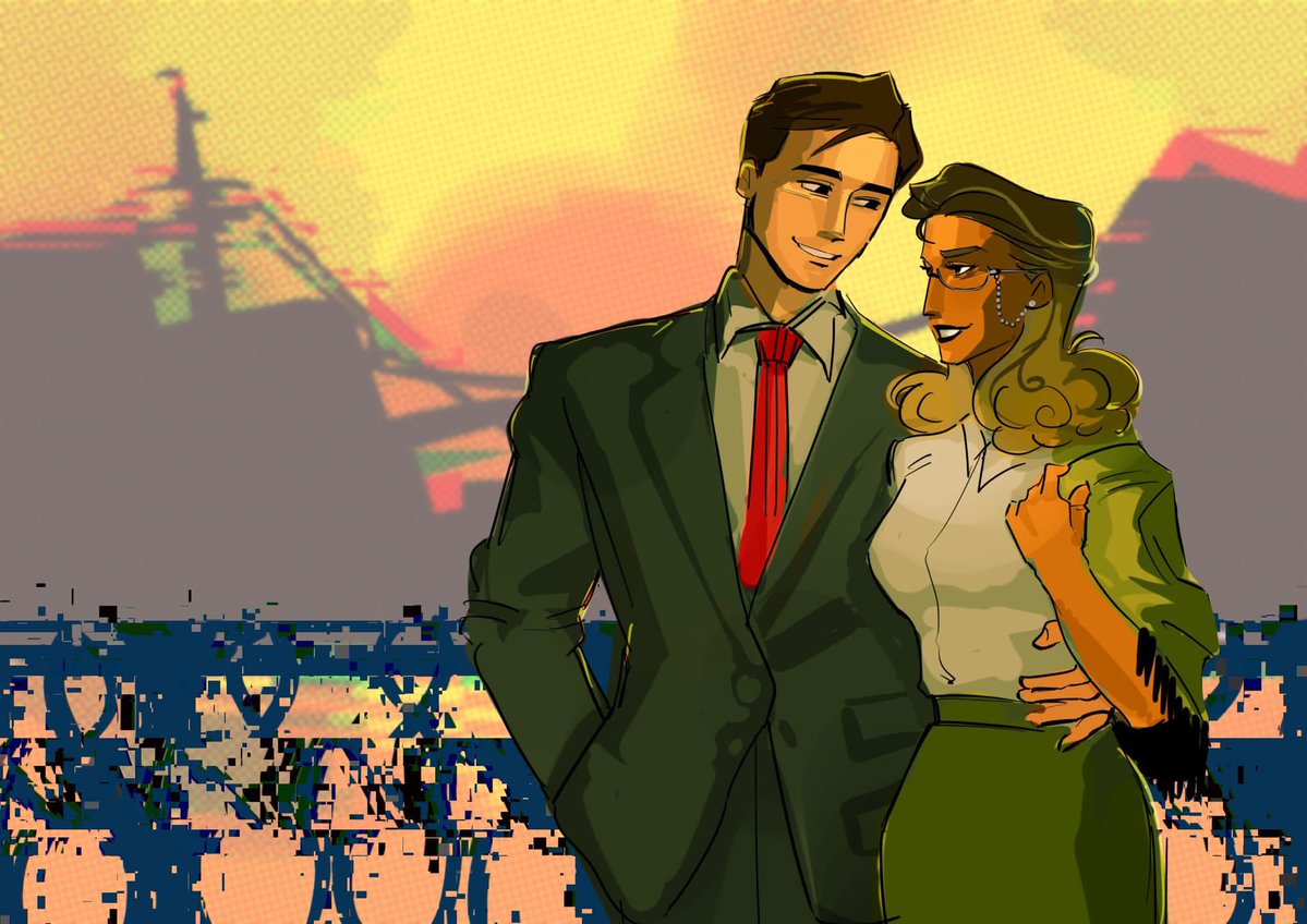 parakored's tweet photo. “For what it’s worth, I’m glad I’ve gotten to spend the end of the world with you.” #OC https://t.co/7R8lvA1iuX