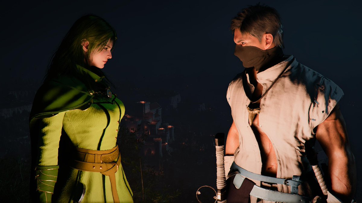 voltage8986's tweet photo. Edge and Lydia
#CrimsonDesert
#FinalFantasyIV https://t.co/IAyWimkhWo