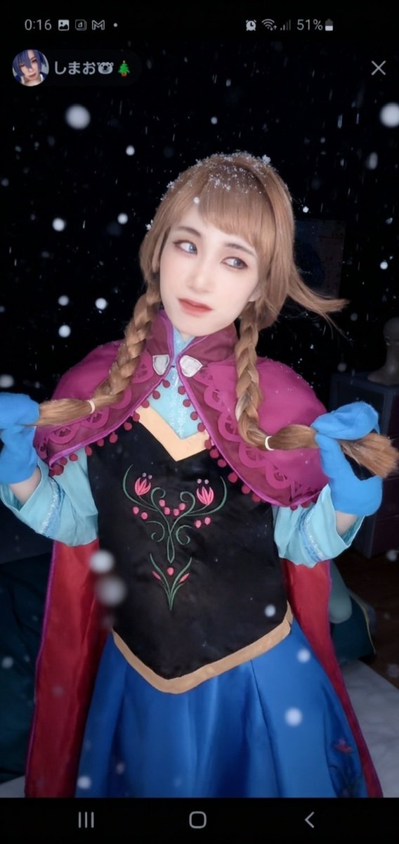 666Poisonpink's tweet photo. 加工させていただきました❗
可愛い❄️
#まオタカツ @cos_Shima https://t.co/Sk7Q2d1bwq