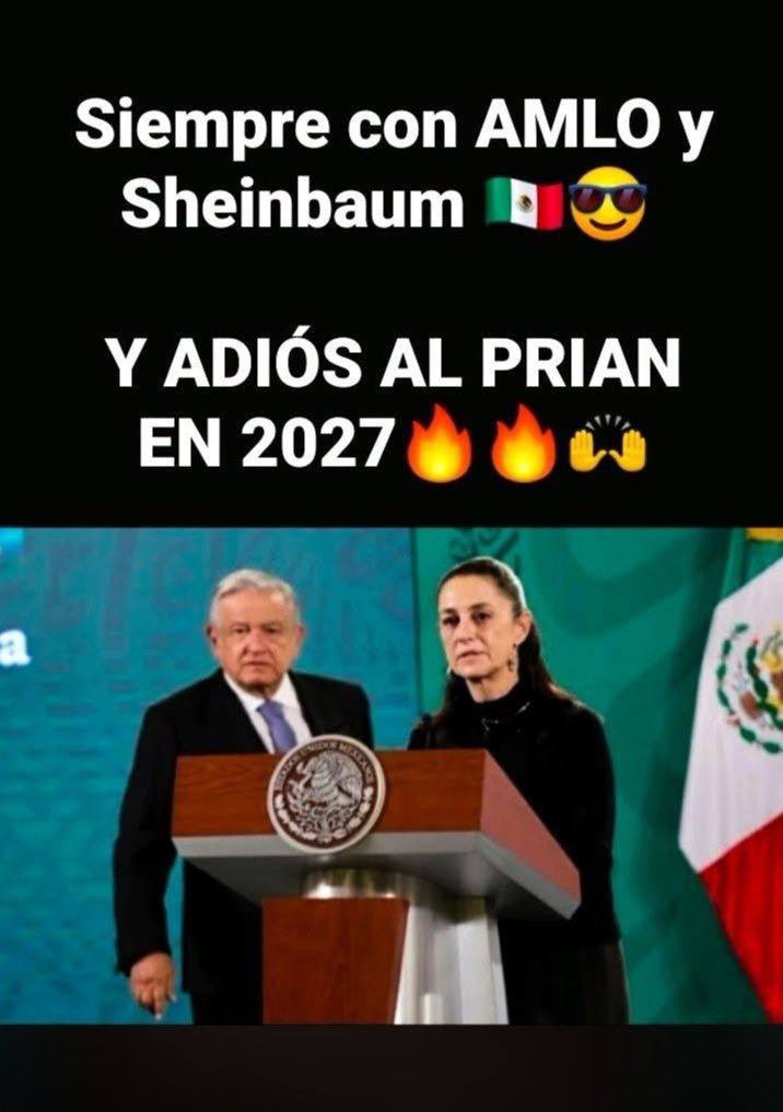 Oficial_Vicman's tweet photo. 🇲🇽🔥 ¡El pueblo ya decidió! 

Morena sigue contando con el respaldo de millones de mexicanos que quieren que la transformación continúe. 👊🏽

¡Adiós PRI, adiós PAN! 

El pueblo tiene memoria y ya no quiere regresar al pasado. 🗳️❤️

#Morena #ElPuebloDecide #4T #México #AdiósPRIAN https://t.co/uwqvChtTfV