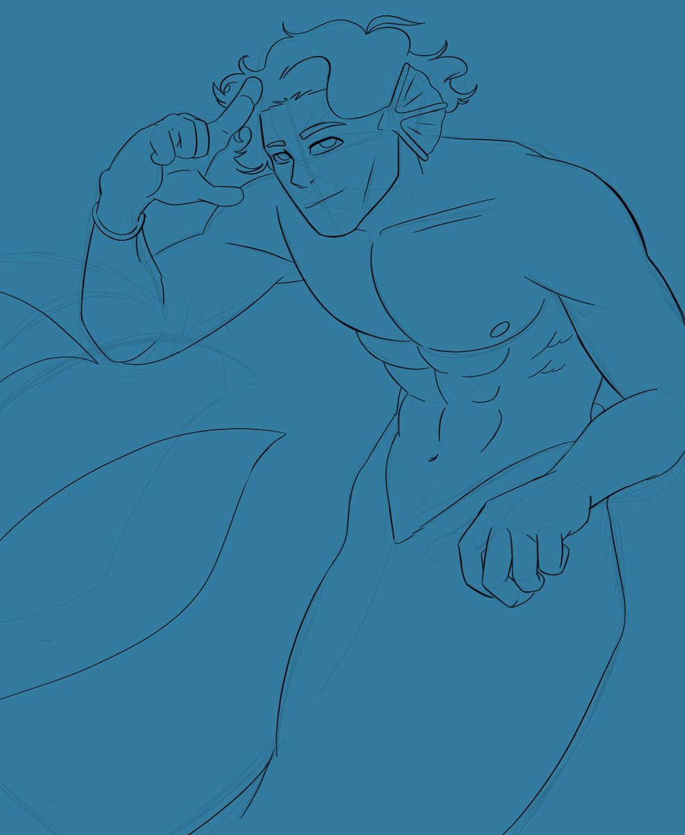 Migueliosis's tweet photo. Qual o nome dele?
#merman #drawing https://t.co/tpqiQgINHy