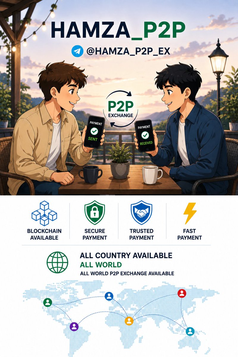 HAMZA_P2P's tweet photo. 🚀 Building Long-Term Business Through Trust.
Professional P2P crypto exchange with secure blockchain technology and worldwide payment support.
📩 Let's connect.
#Crypto #USDT #P2P #Bitcoin #CryptoTrading https://t.co/kEDklcZycP
