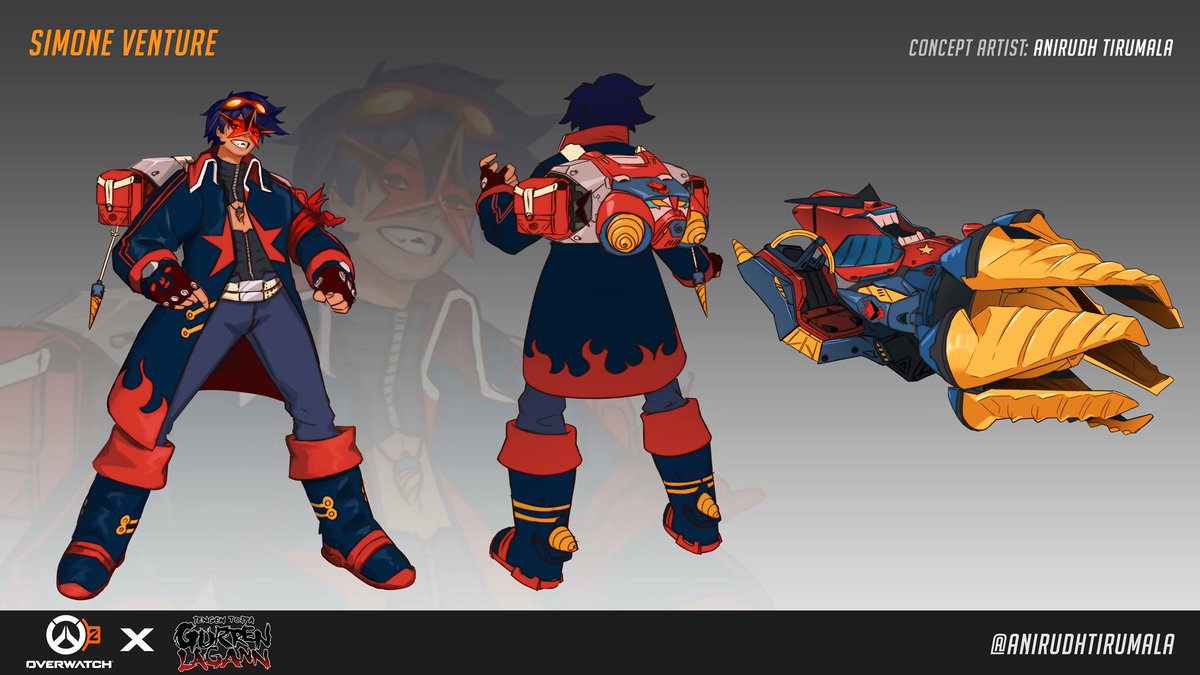 olexito_'s tweet photo. @OWCavalry BRING ME GURREN LAGANN COLLAB https://t.co/uDOXIgOYBe