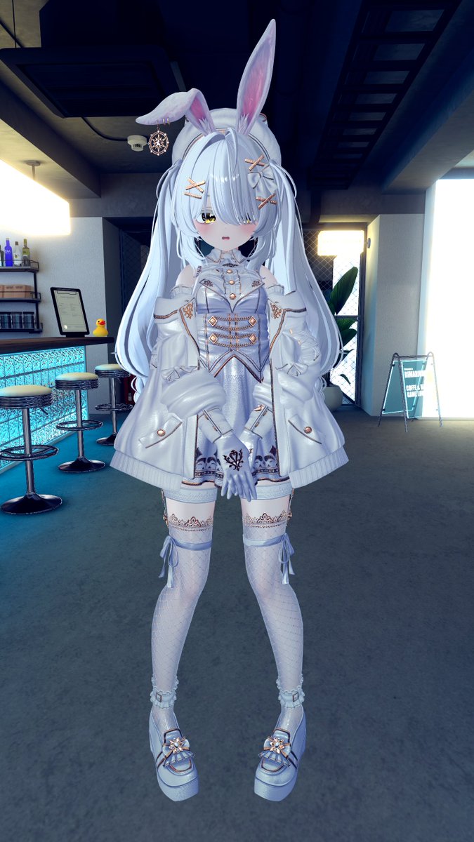 R___Kuroneko's tweet photo. 白バニー！
めちゃかわああ✨✨ https://t.co/I7ZMBACx71
