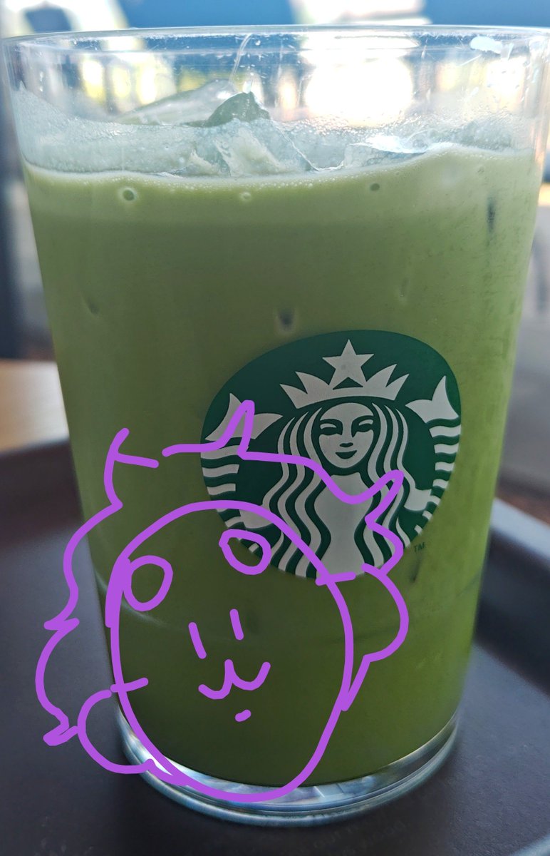 thunder_OKM2's tweet photo. 仕事行くにはまだ早いから抹茶～( *´`*) https://t.co/aS1iInobaj