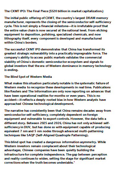 AefAlvaro93073's tweet photo. China 🇨🇳 has already won the chip war.
#China #DUV #EUV #Huawei #5nm #3nm #SMIC #SMEE #SiCarrier #AMEC #Chips #CXMT #YMTC #DeepSeek #Kimi #LongCat #Chip #AI #RareEarths #Nvidia #Intel #AMD #ASML #Samsung #Honor #Xiaomi #TikTok #Putin #Hormuz #Trump #Russia #Ukraine️ #Iran #War https://t.co/XhG1dZ65JJ