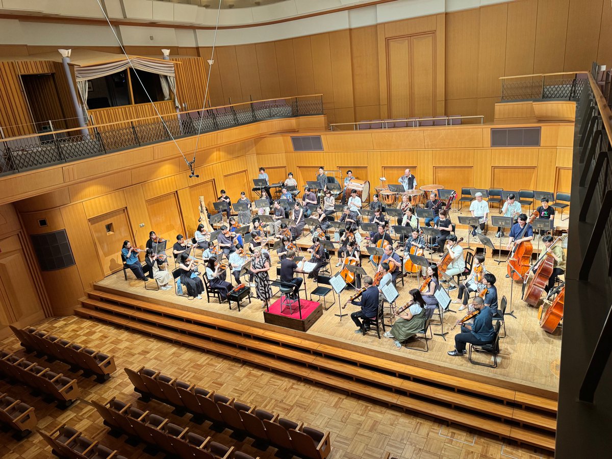 kioi_pr's tweet photo. 紀尾井ホール室内管弦楽団 名古屋特別演奏会｜しらかわホール 再開館記念公演
Pietari Inkinen & Mandy Fredrich
Kioi Hall Chamber Orchestra Tokyo at Shirakawa Hall
リハーサル終了！