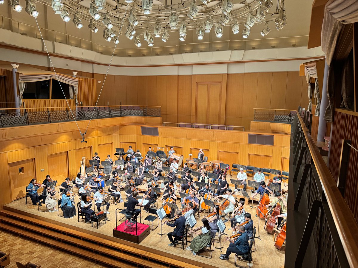 kioi_pr's tweet photo. 紀尾井ホール室内管弦楽団 名古屋特別演奏会｜しらかわホール 再開館記念公演
Pietari Inkinen & Mandy Fredrich
Kioi Hall Chamber Orchestra Tokyo at Shirakawa Hall
リハーサル終了！