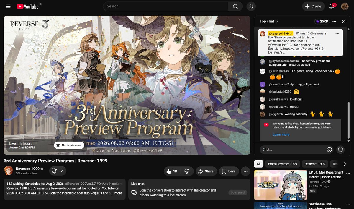 ZyyArchetyp's tweet photo. The Twins used up more than half of my unilogs for the next banner patch😿
#Reverse1999Ver3ꓸ7 #OnAnothersSorrow #Reverse1999Anniversary https://t.co/SXYpdknMM3
