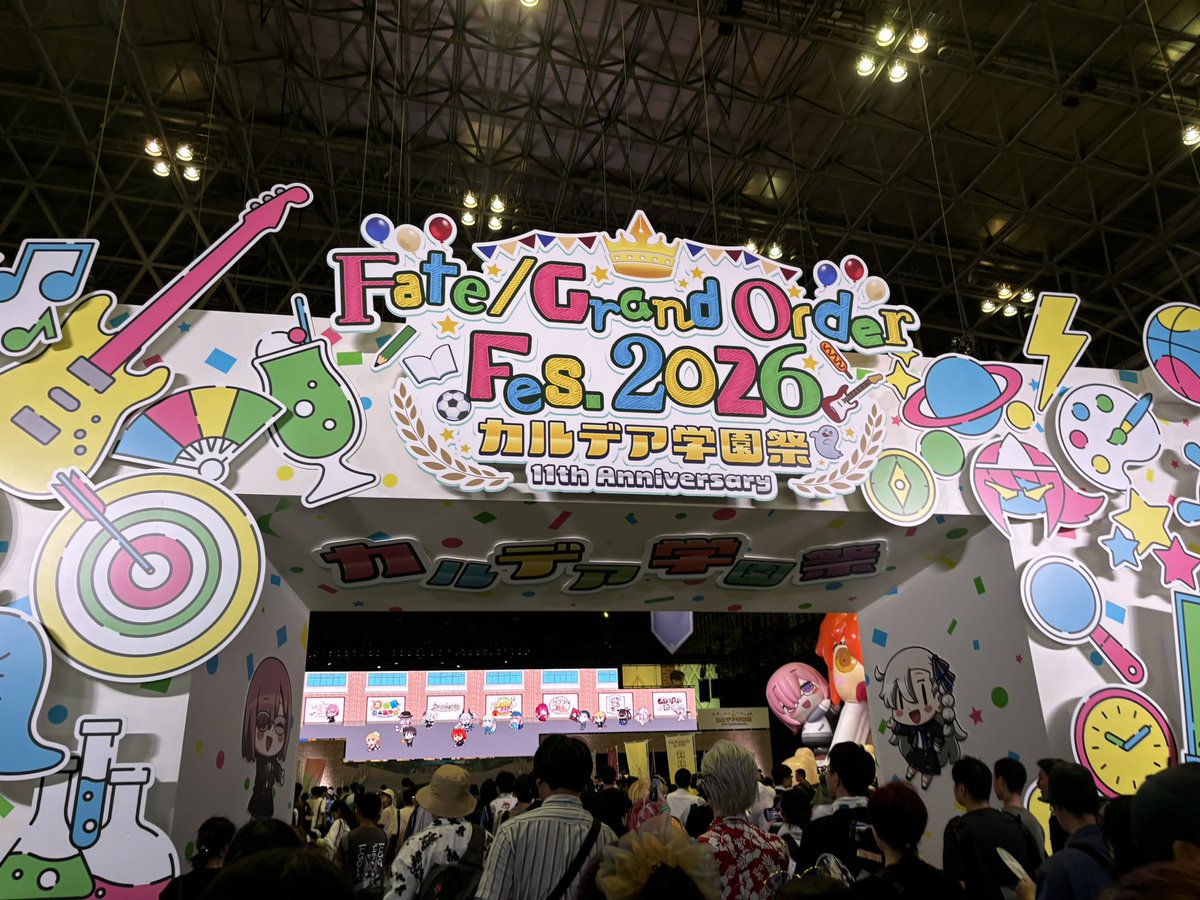 rasetsupp14's tweet photo. FGOフェス！ https://t.co/LEGTtggnWM