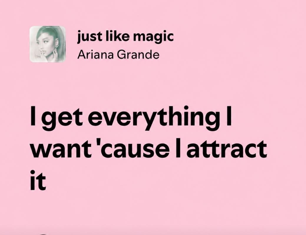 LaceDouce's tweet photo. The Law of Attraction. ★ https://t.co/e5f472y6kp