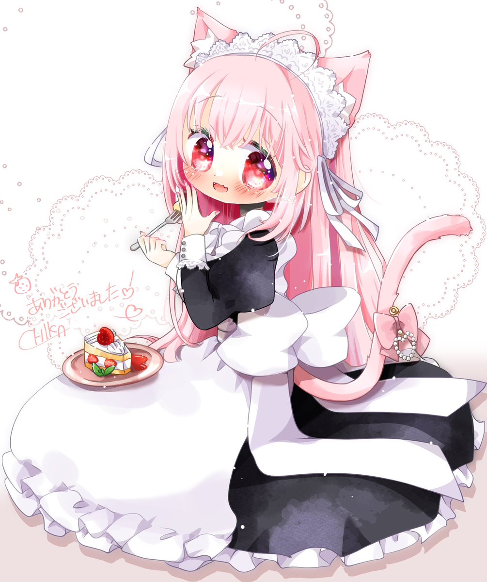 x_CHIKA_xx's tweet photo. #おやつの日　
前に描かせていただいたいものより🍩🍓 https://t.co/5AL0cFbVjx
