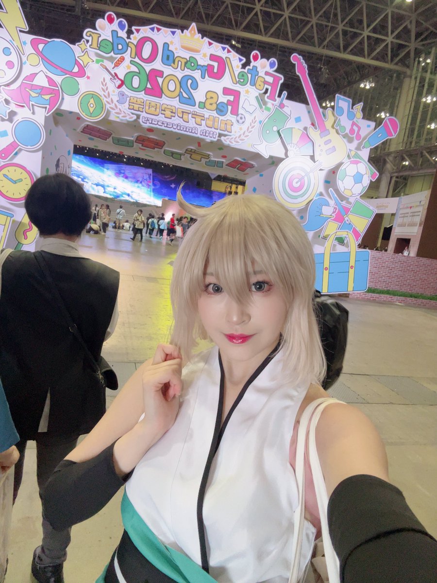 seisosj's tweet photo. FGOフェス！

沖田さんしてますっ https://t.co/aL6AE9p1S0