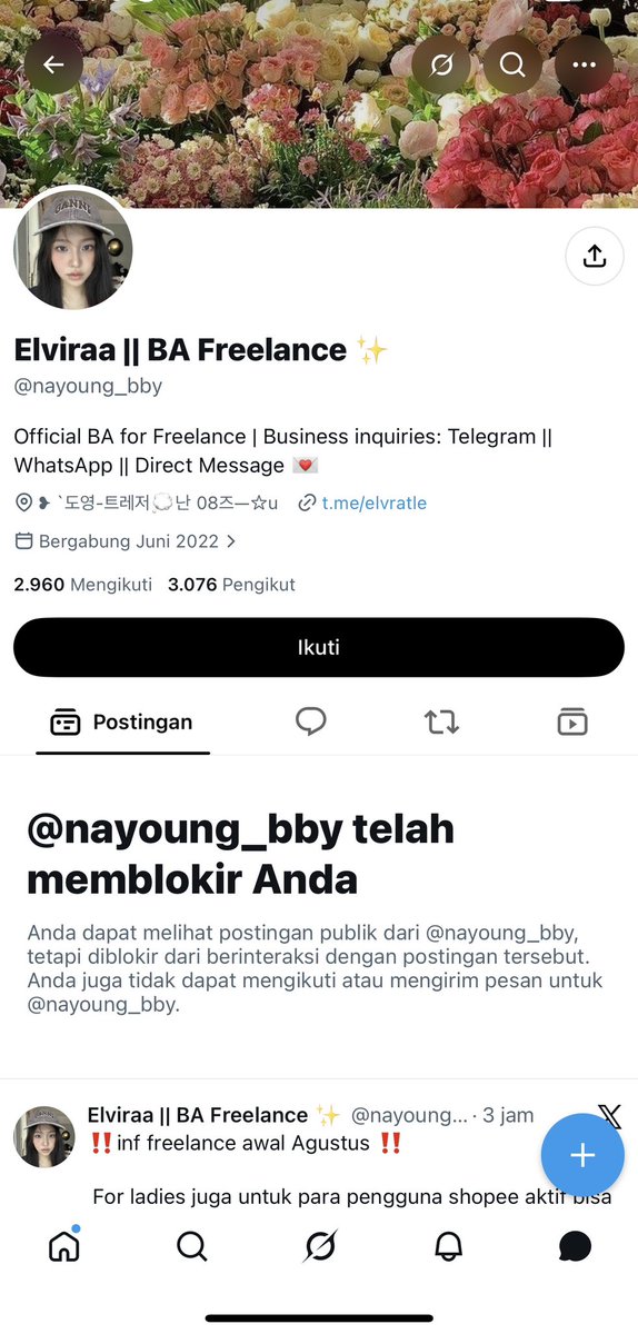 chiesstr's tweet photo. hati hati gaiss kalo ada yang promosi aktivasi akun shopee yang katanya "freelance simple" dll, aku abis ketipu sama si penipu ini @nayoung_bby limit nya di pake terus di tf ke mereka dan sekarang aku di blok sm dia, tanggung jawab lu woii

#penipu #scam https://t.co/YPiw2FibGb