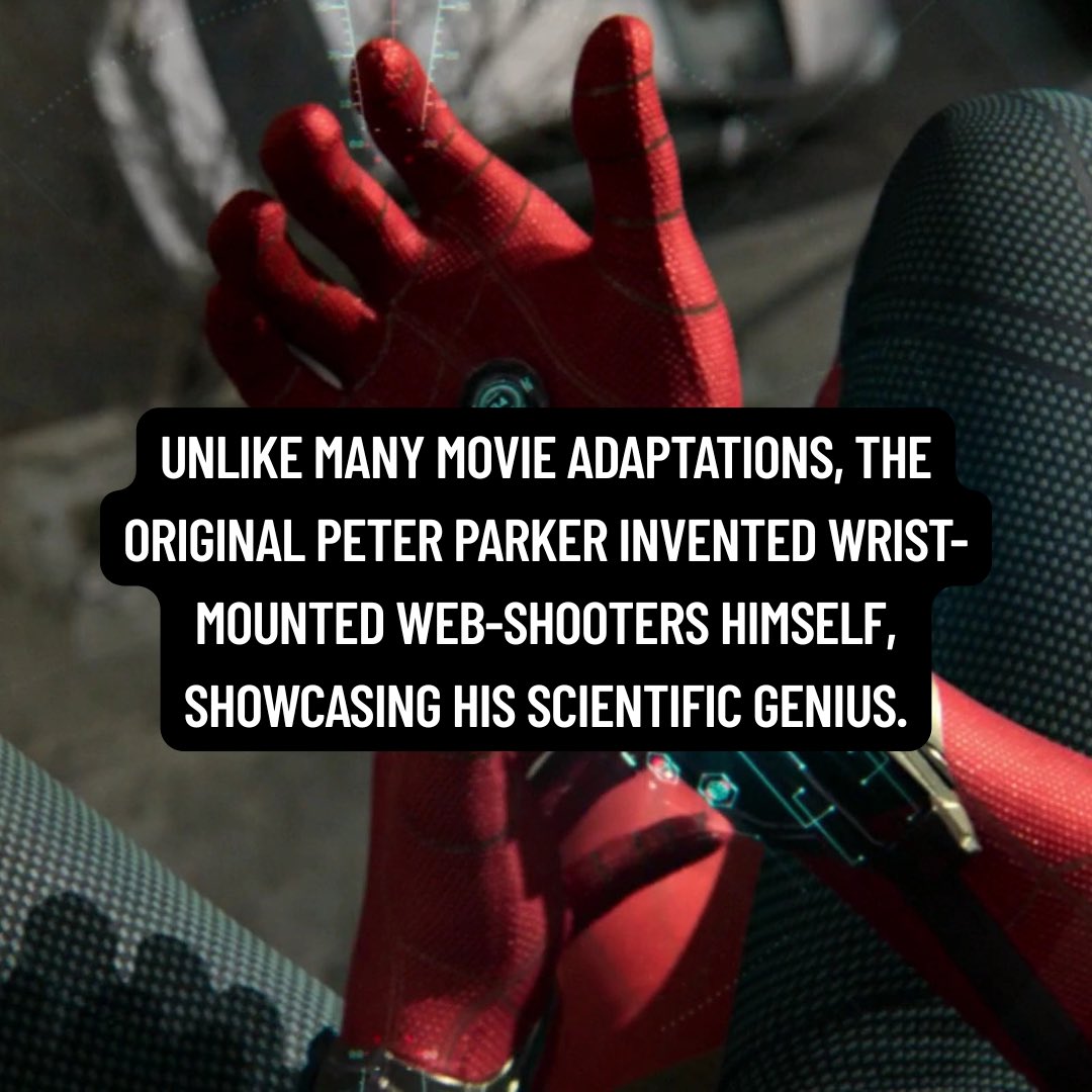 NerdVerseMedia's tweet photo. 3. His web-shooters were originally mechanical https://t.co/IZ4Ifr6Yas
