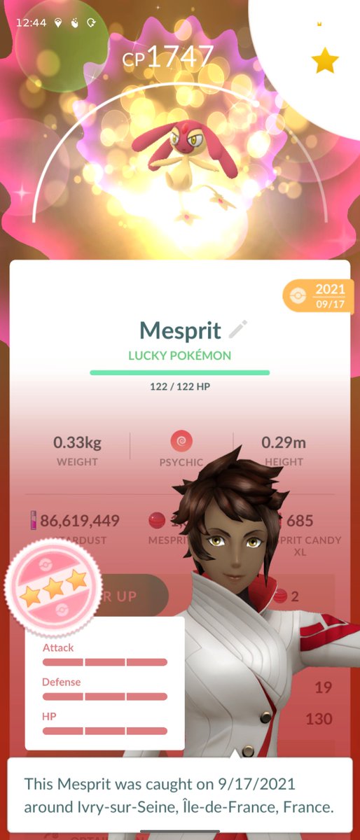 CookedArtPogo's tweet photo. First shiny 100% from a lucky trade! Very grateful for remote trading. https://t.co/1Uf6UFNp7r