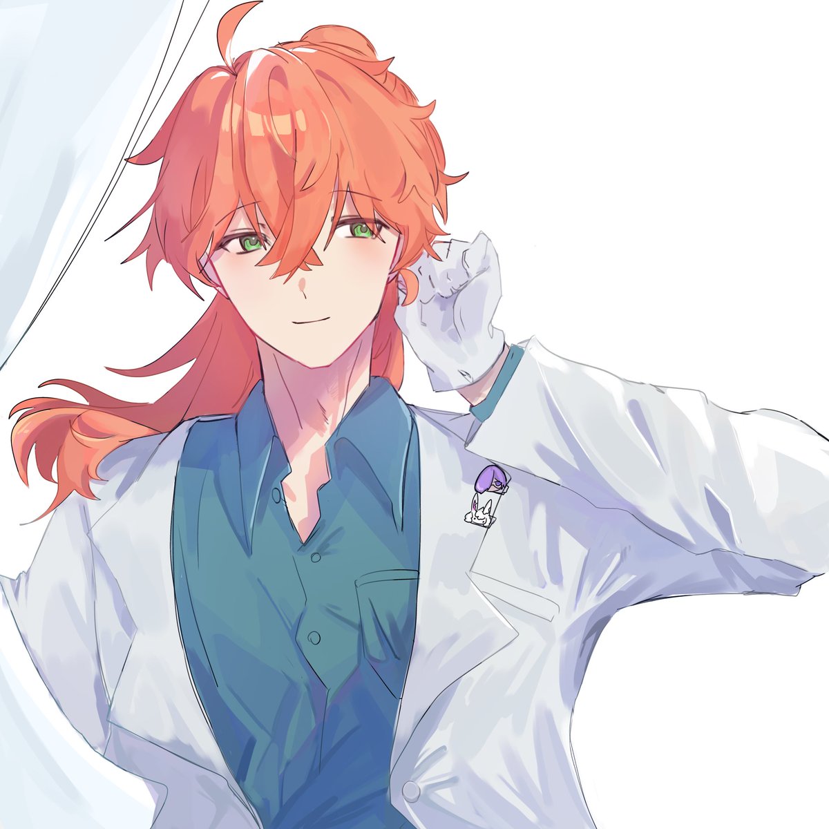 Rl9630's tweet photo. 保健室のロマニ先生
#FGO https://t.co/Vvb7XV9kHP