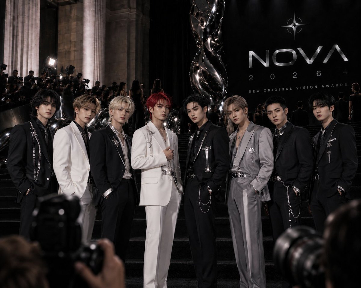 NOVA_offcl's tweet photo. NOVA during New Original Vision Awards 2026
노바의 2026년 뉴 오리지널 비전 어워드 참가

#NewOriginalVisionAwards2026 #NOVA2026
#NOVA #노바
#DUSTY #더스티 https://t.co/bGMyt49jAt