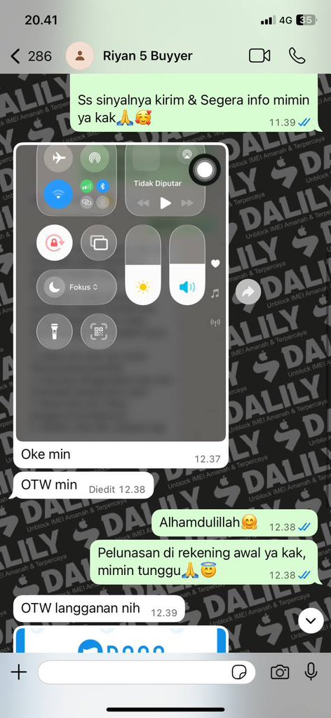 dalily_imei's tweet photo. OPEN UNBLOCK DAN UNLOCK, BUAT JARINGAN IMEI BERMASALAH BISA ATASI DI SINI..

3 BULAN : 200.000 🫶🏻
TRY ONLY : 150.000 🫶🏻
BEACUKAI : INBOX 🫶🏻

DONE HITUNGAN JAM, AMAN DAN MUDAH, BERGARANSI ALL OPERATOR &amp; TRUSTED https://t.co/KahsvLu04J