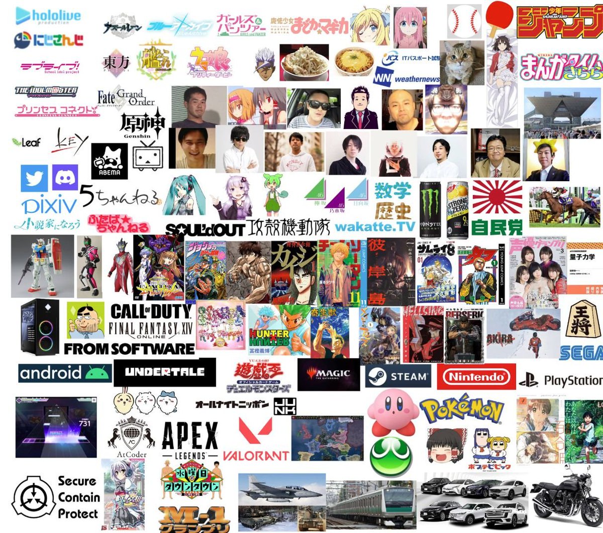 114_5_14____'s tweet photo. Japanese nerd starter pack だんだん増えてくの面白い https://t.co/VvBFQ2MA39